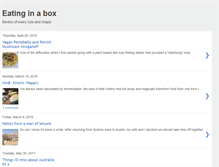 Tablet Screenshot of eatinginabox.com